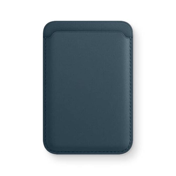 Leather Wallet Baltic Blue